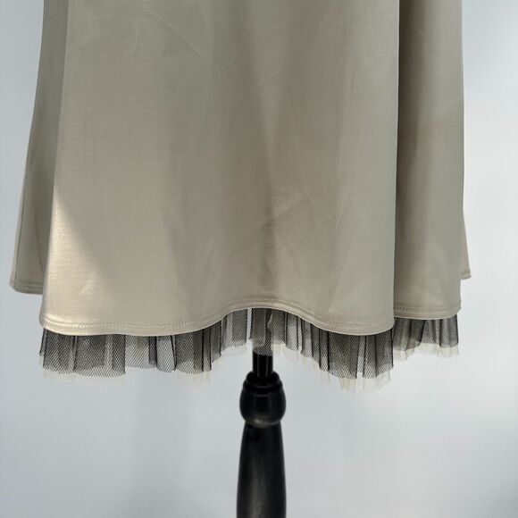 Tahari Womens Strapless Cocktail Dress Size 6 Rhinestones Sequins Party Glam - Picture 11 of 12